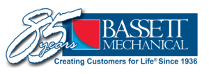 Bassett Mechanical 85th anniversary logo