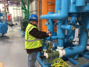 Inspecting an industrial ammonia refrigeration system 
