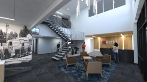 Bassett Mechanical Kaukauna Expansion - Interior Lobby 